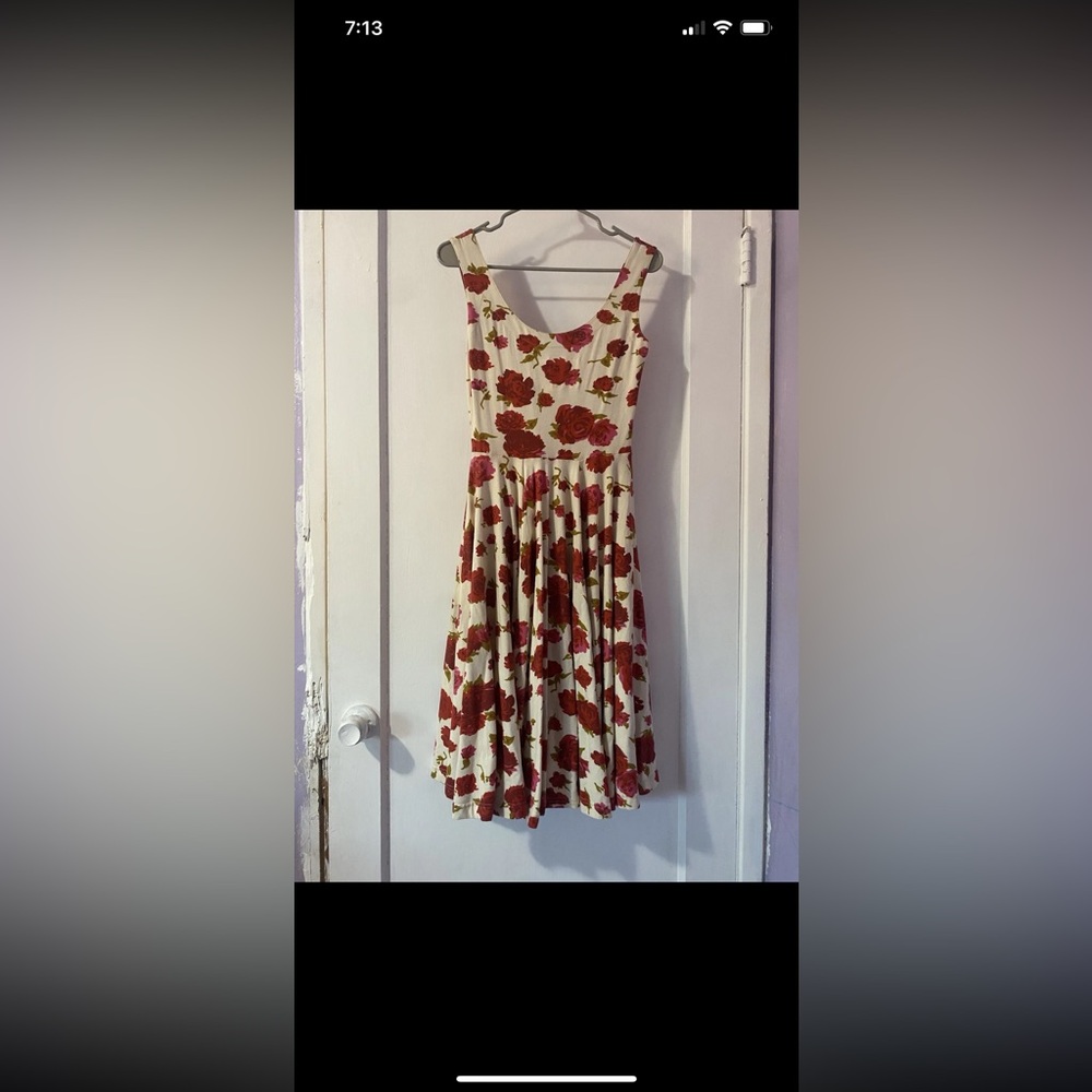 Effie's Heart Women's Sleeveless Floral Dress New Size Xs POCKETS!